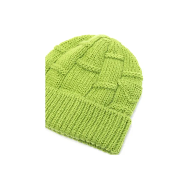 PRADA Cashmere Beanies Women's Green-2