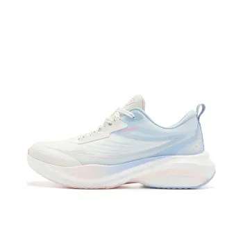 QIAODAN Rain Swallow 4.0 Running Shoes Women's Low-Top Ivory/Rain Blue