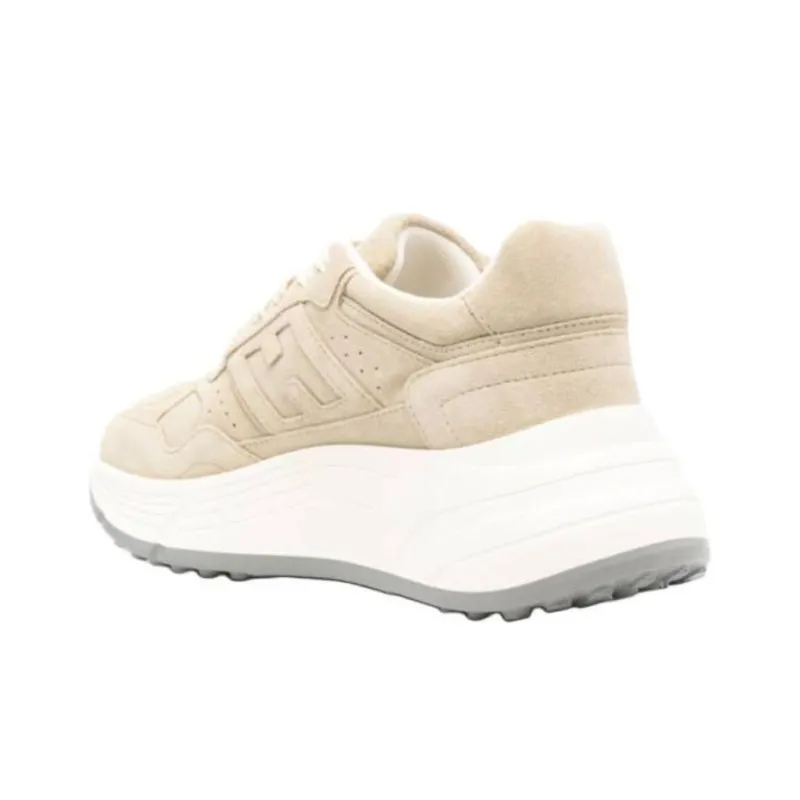 HOGAN H669 Low Top Casual Shoes Women's Beige-3