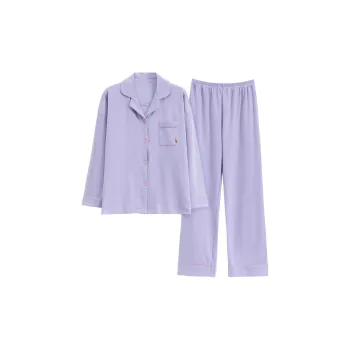 The Story Of The Flower Season Pajama Set Women's Violet