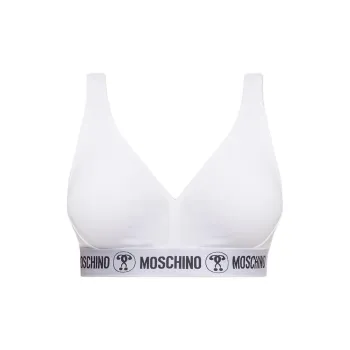 MOSCHINO Logo-Underband V-Neck Bra