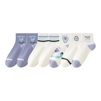 Lan Miao Mid Calf Socks Women's 7 Pack