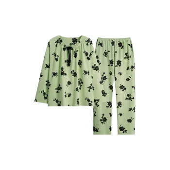 MIIOW Trend Party Series Pajama Set Women's Matcha Green
