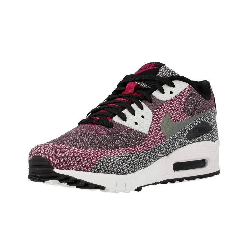Nike Air Max 90 Anti Slip Wear Resistant Low Top Casual Shoes Unisex Gray Pink-2
