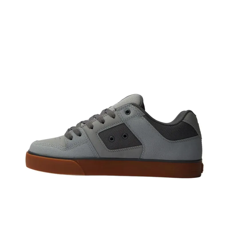 DC Shoes Low Top Skateboard Shoes Men's Gray-0