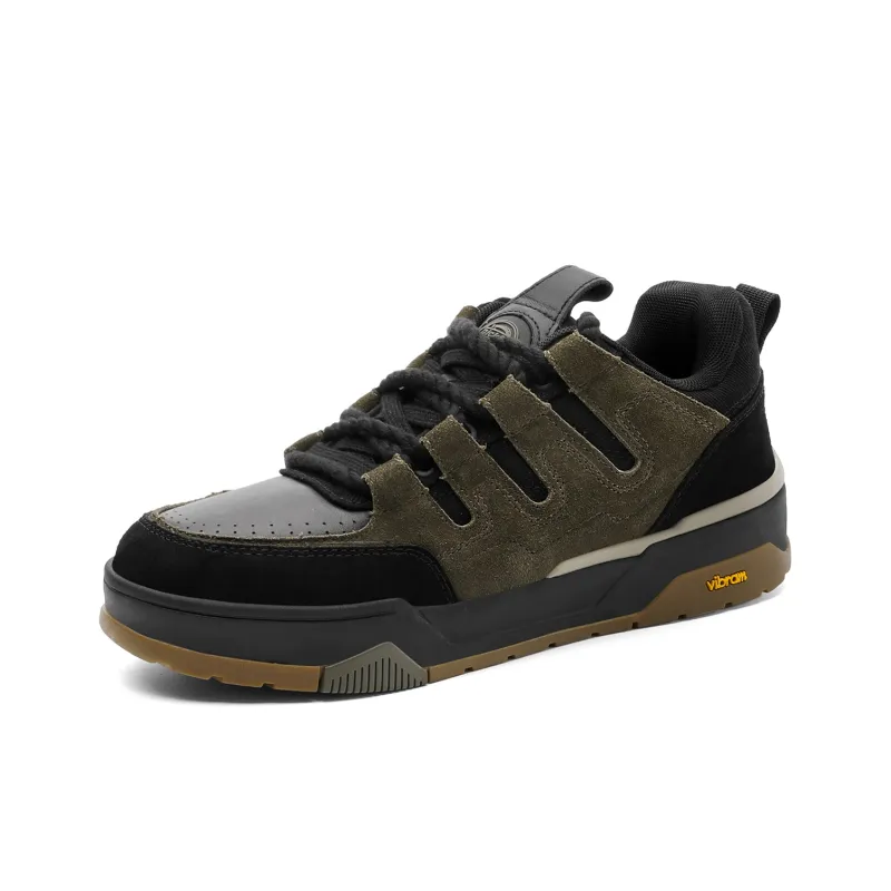 Dickies Low-Top Skateboard Shoes Men's Army Green/Black-1