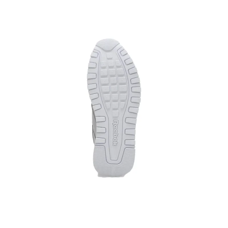 Reebok Anti Slip Wear Resistant Low Top Running Shoes Unisex Light Gray-3
