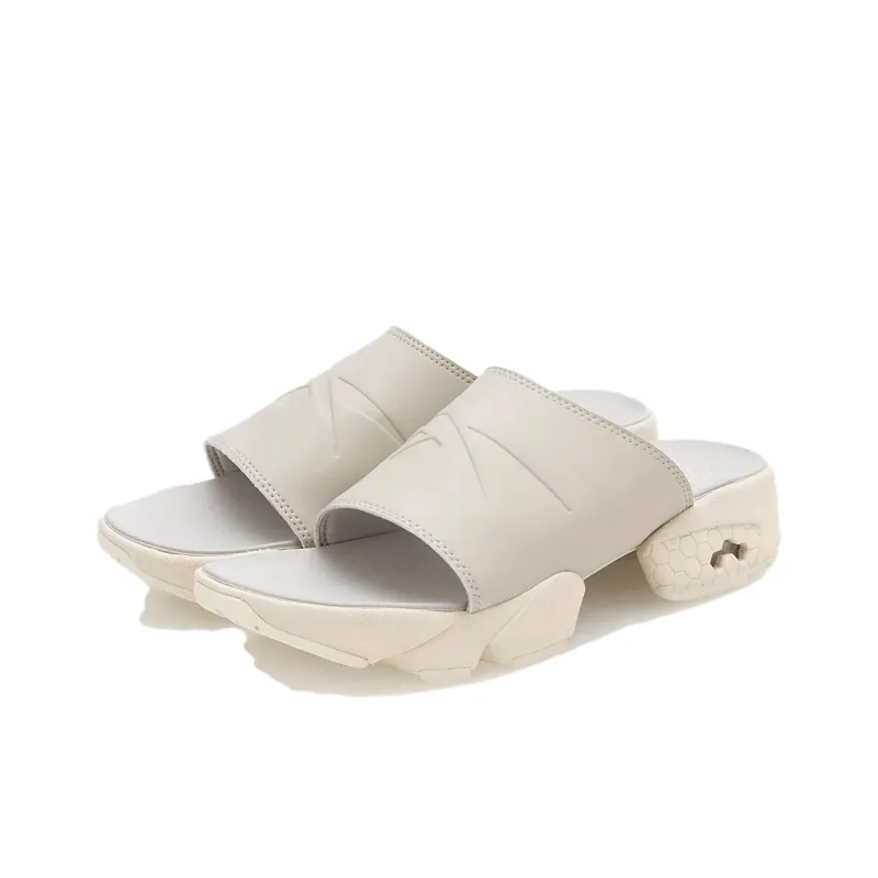 Reebok Fury Slide Slip Resistant Abrasion Resistant Slide Slippers Women's White-2