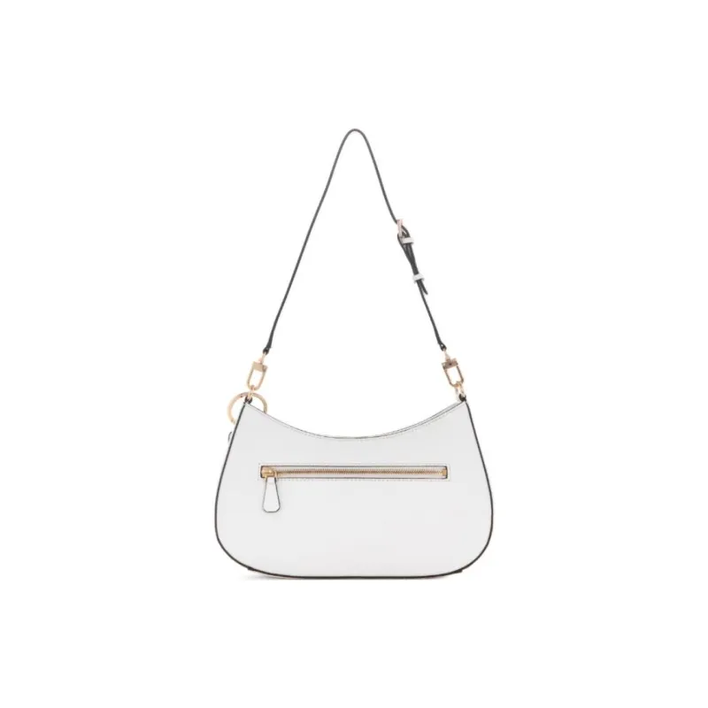 GUESS Artificial Leather Shoulder Bag Regular Women's White-1