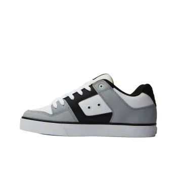 DC Shoes Low Top Skateboard Shoes Men's Gray White