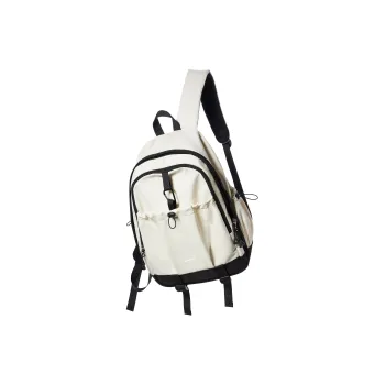 LANDCASE Fabric Backpack Computer Backpack Travel Bag Unisex Khaki/Black/Ecru