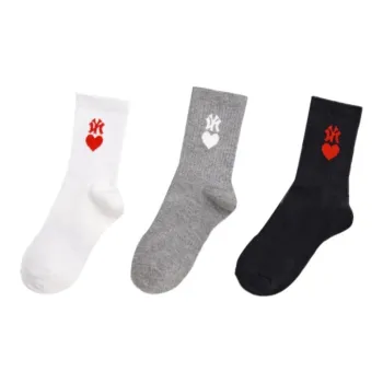 MLB Monogram Collection Mid Calf Socks Unisex 3 Pack