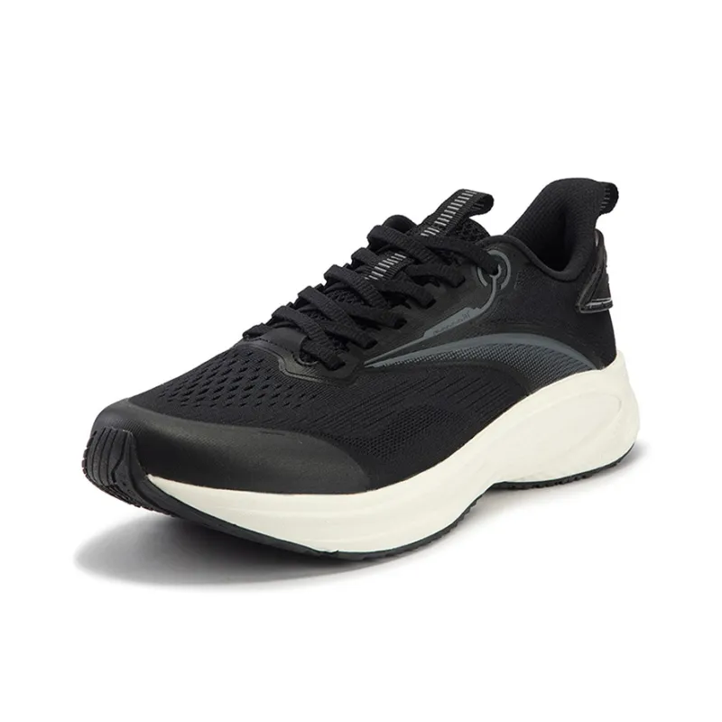 361° Speed Anti Slip Wear Resistant Low Top Running Shoes Men's Black Gray-1