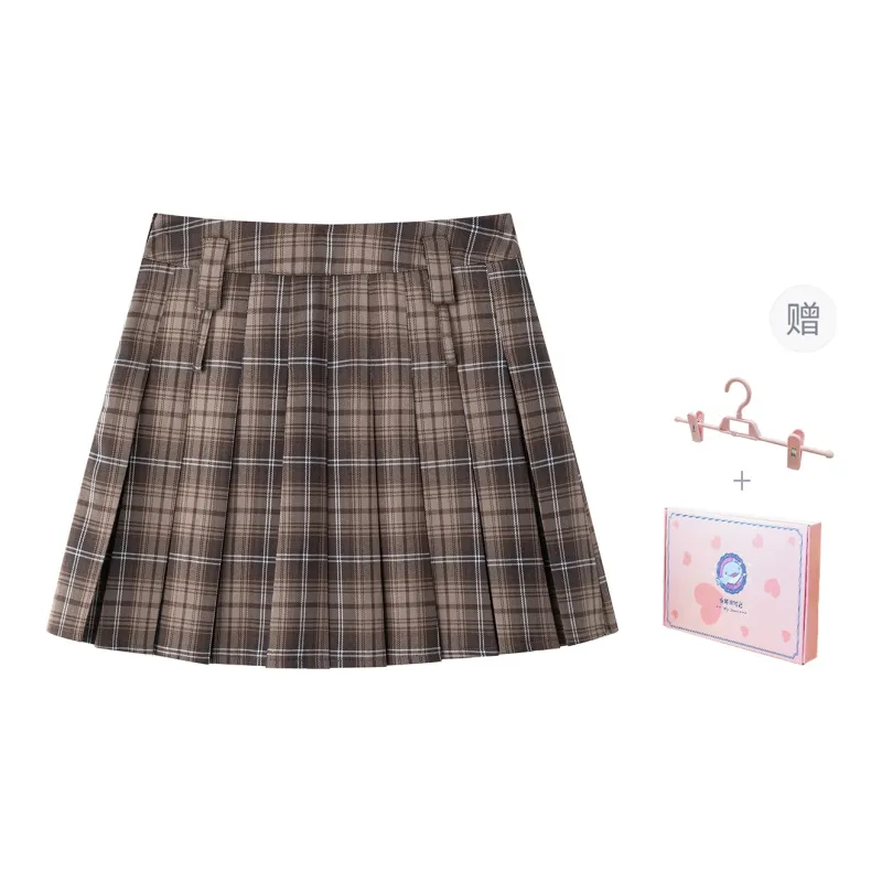 Tokyo Season Casual Short Skirts Women's Brown-1
