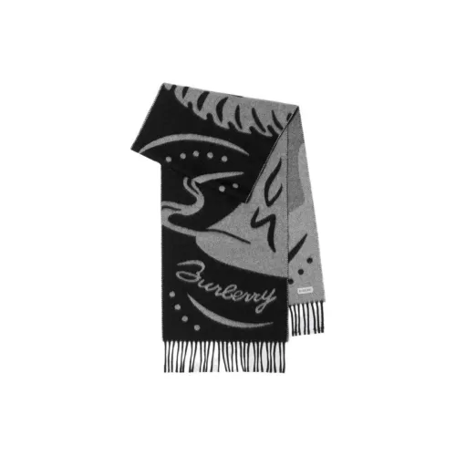 Burberry Mirrored Horse Cashmere Scarf