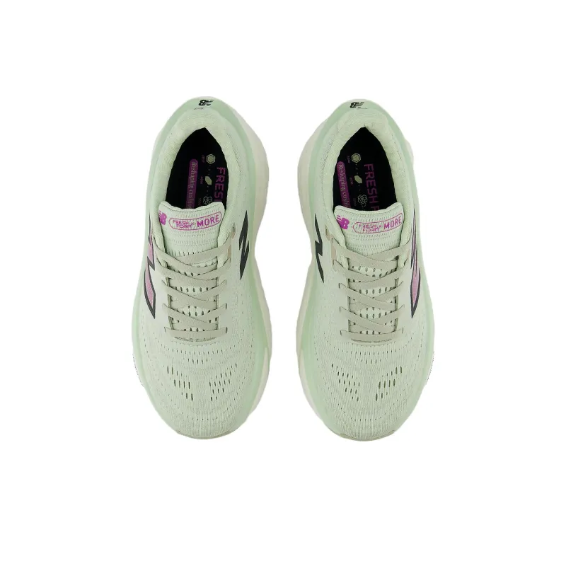 New Balance Fresh Foam X More V5 Natural Mint Purple Fuchsia Black Women's-3
