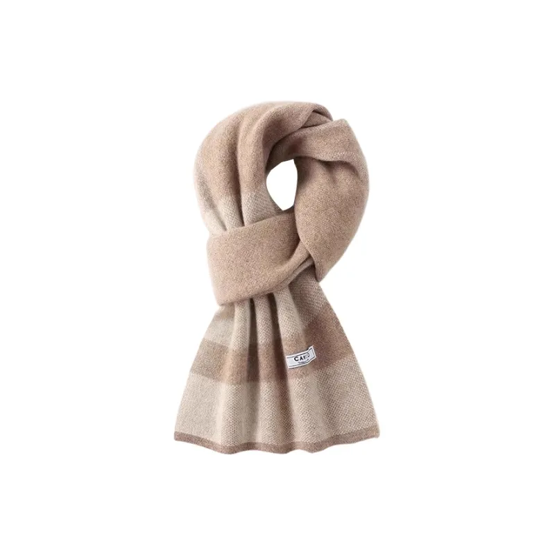 CARTELO Cashmere Knit Scarves Unisex-4