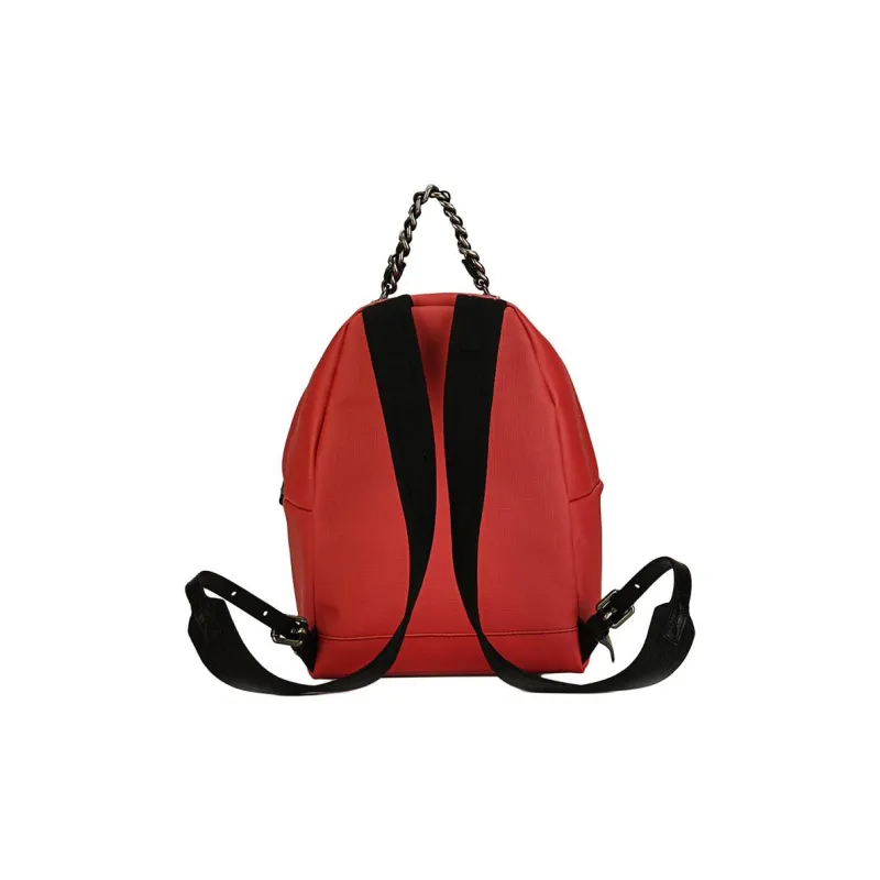 MOSCHINO PVC Backpack Women's Red-2