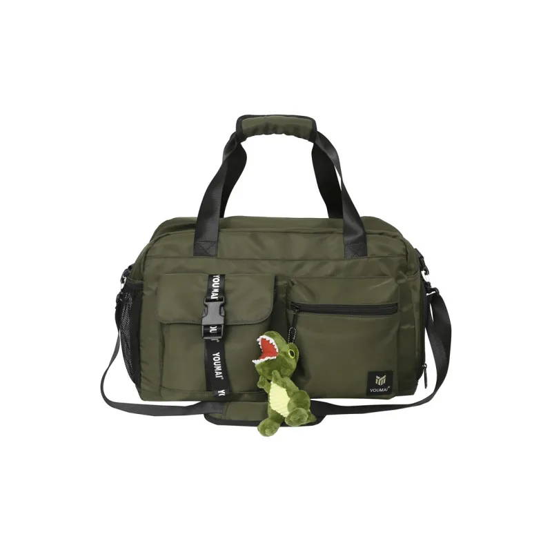 Tong Tong Rabbit Nylon Shoulder Bag Unisex Multicolor-5