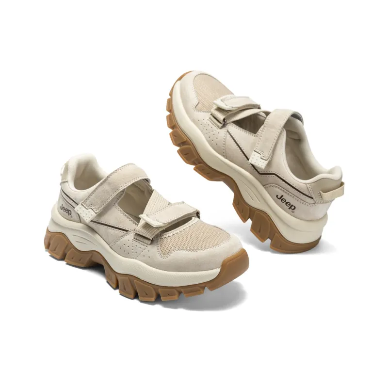 Jeep Sports Sandals For Outdoor Mountaineering Anti Slip Wear Resistant Low Top Hiking Shoes Women's-3
