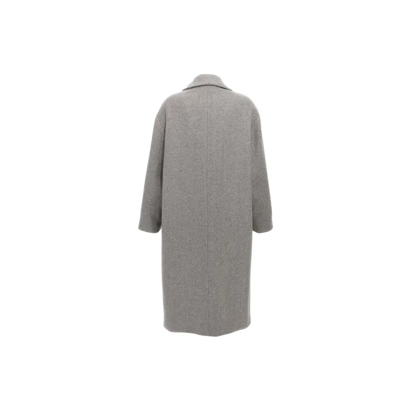 Elisabetta Franchi Chevron Double Breasted Coat-1