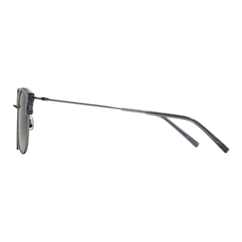 CARIN Plate Alloy Frame Oval Sunglasses Unisex-2