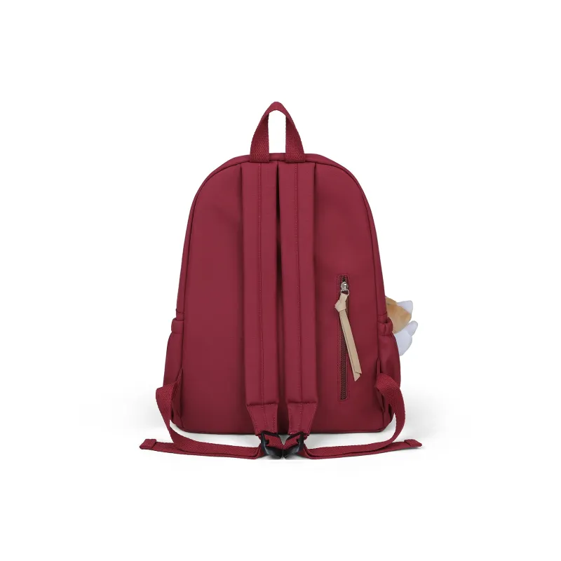 PT'SON Fabric Backpack Regular Unisex Multicolor-2