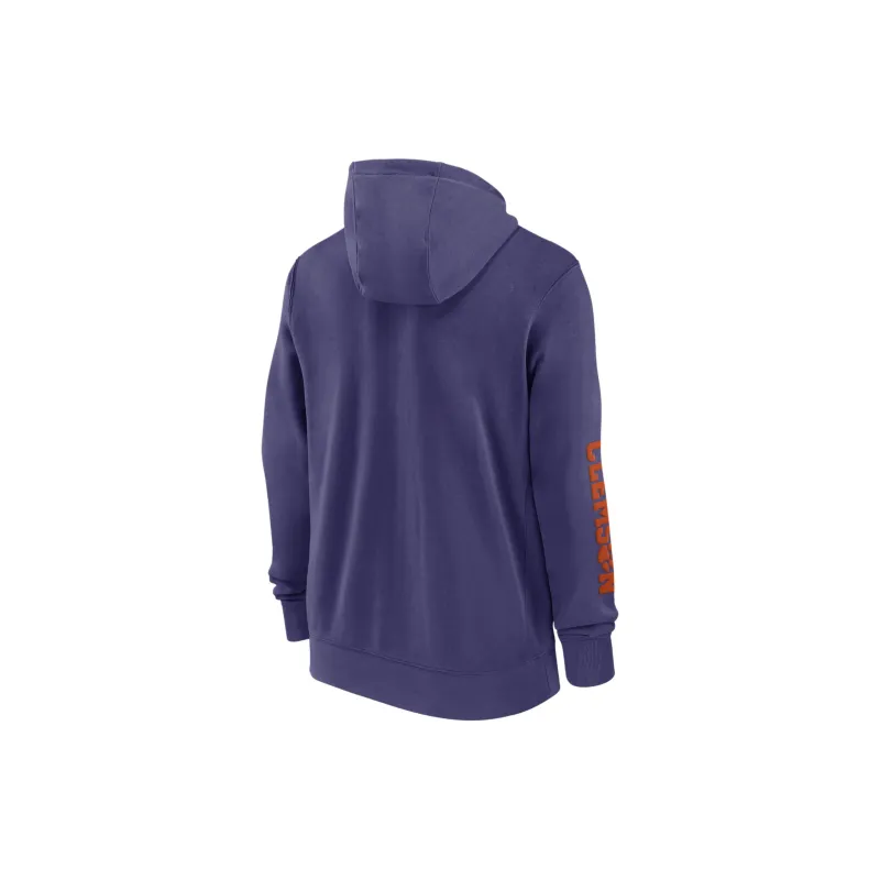 Nike Clemson Tigers Sideline Team Issue Men's Nike College Full Zip Hoodie-1