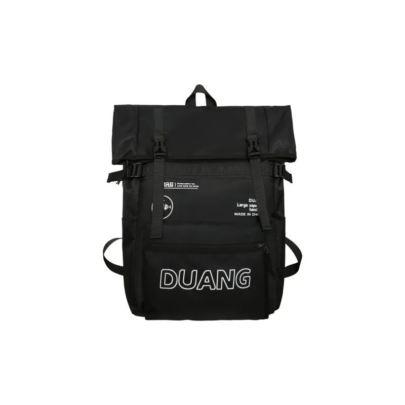 Deli Bear Nylon Backpack Unisex Black/Purple/Gray/Fruit Green/Mint Green-5