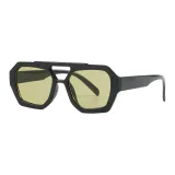 Black Frame with Yellow Lens