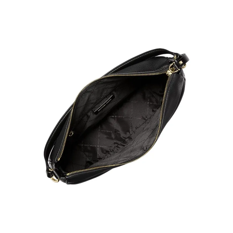 MICHAEL KORS Dover Leather Handbag, Shoulder Bag Large Size Women's Black-1