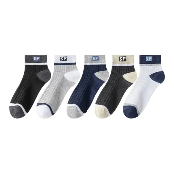 Lan Miao Ankle Socks Men's 5 Pack