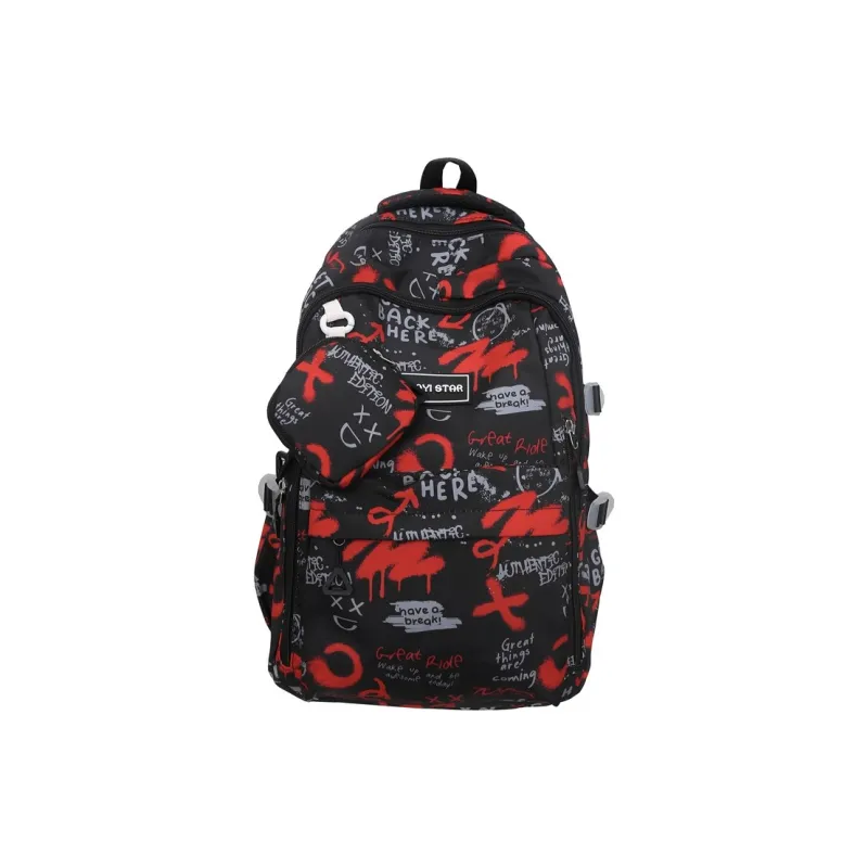 BAODIDAISHU Nylon Backpack Regular Unisex Multicolor-7