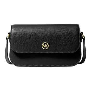 MICHAEL KORS Leather Crossbody Bag Small Size Women's Black
