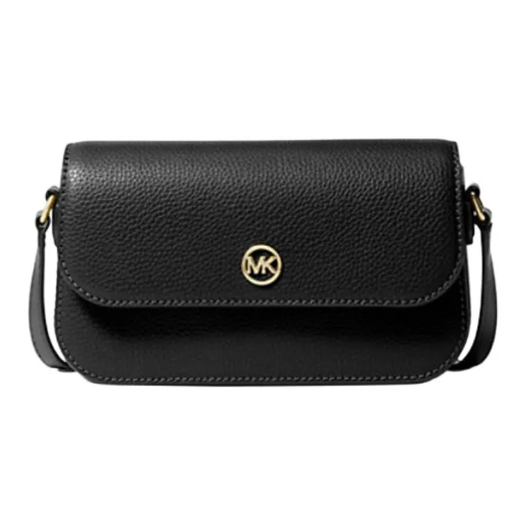 MICHAEL KORS Leather Crossbody Bag Small Size Women's Black-0