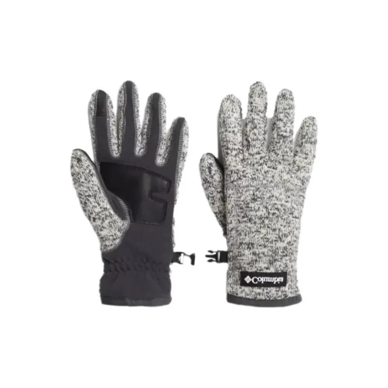 Columbia Polyester Knit Gloves Men's Gray-0