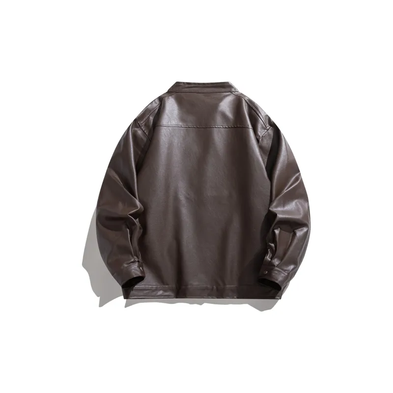 EOOVEN Leather Jackets Unisex-1