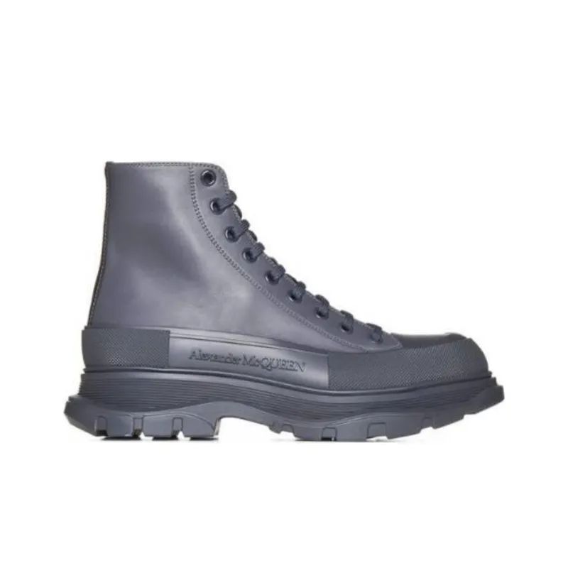 Alexander McQueen Tread Slick Boots Grey-1