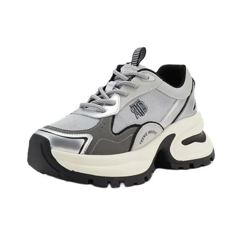 Teenie Weenie Height Increasing Low Top Chunky Sneakers Women's-0
