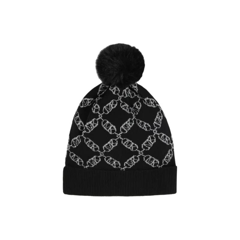 MICHAEL KORS Logo jacquard Pompom Beanie-1