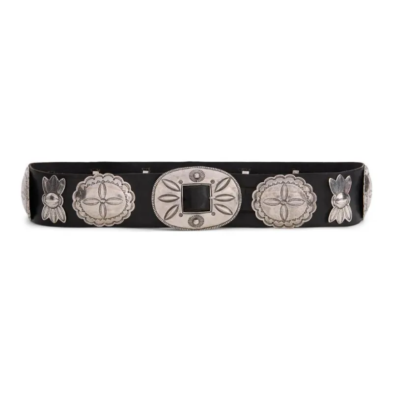 Ralph Lauren Collection Concho Leather Belt-1