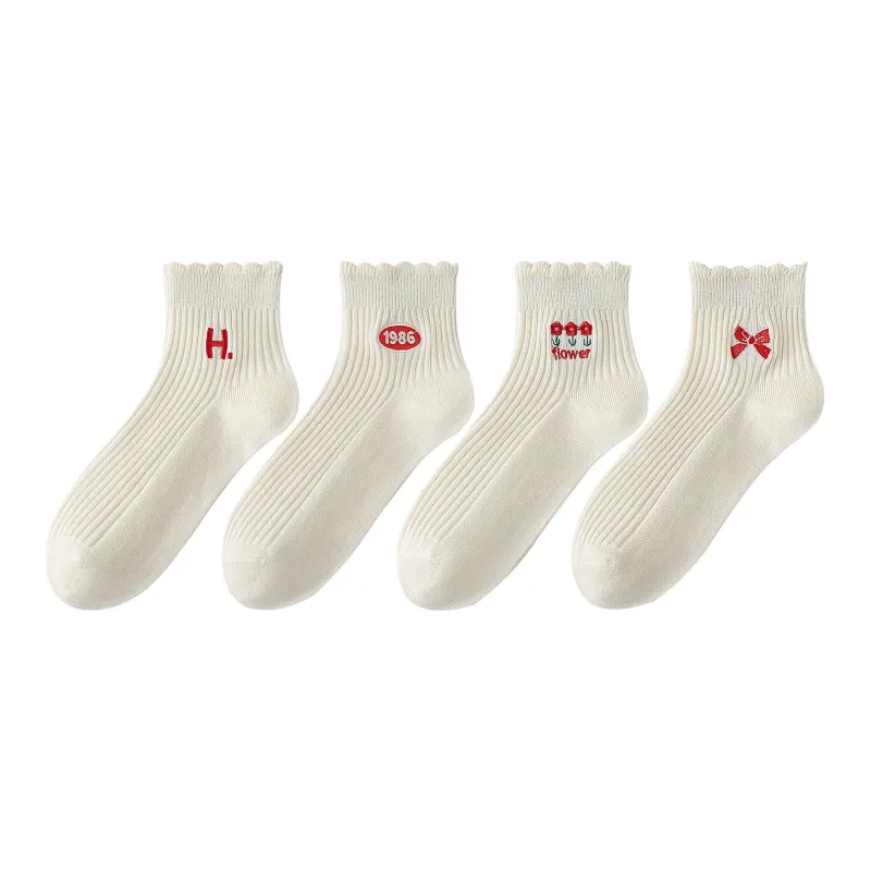 XXLLG Ankle Socks Women's 4 Pack-0