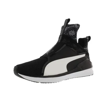 PUMA Fierce Anti Slip Wear Resistant Low Top Casual Shoes Women's Black White