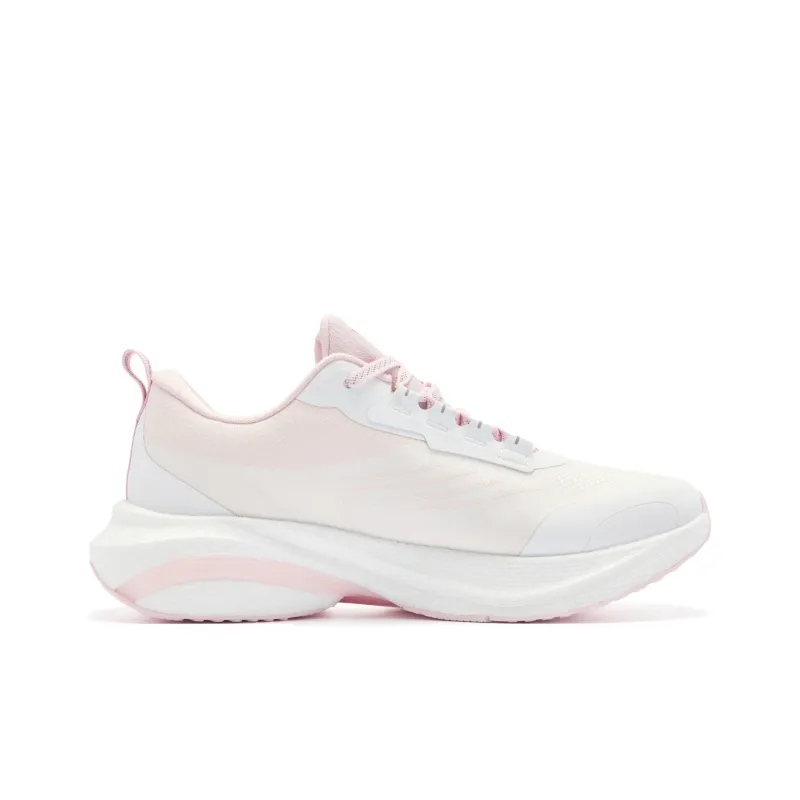 QIAODAN Rain Swallow 4.0 Running Shoes Women's Low Top Frost Pink/Jordan White-1