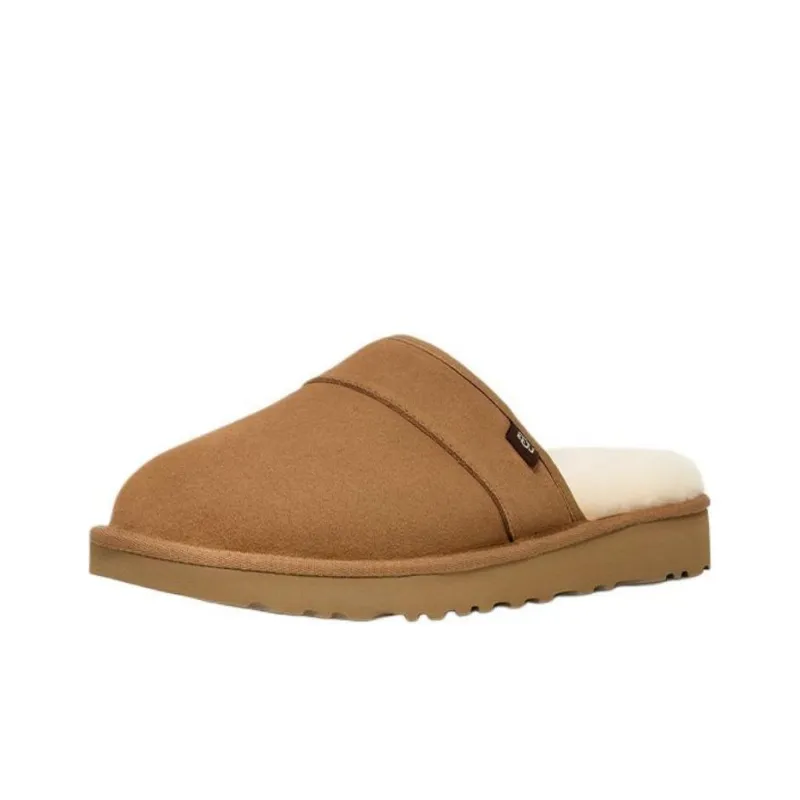 UGG Abrasion Resistant Wrap toe Slippers Men's Chestnut-2