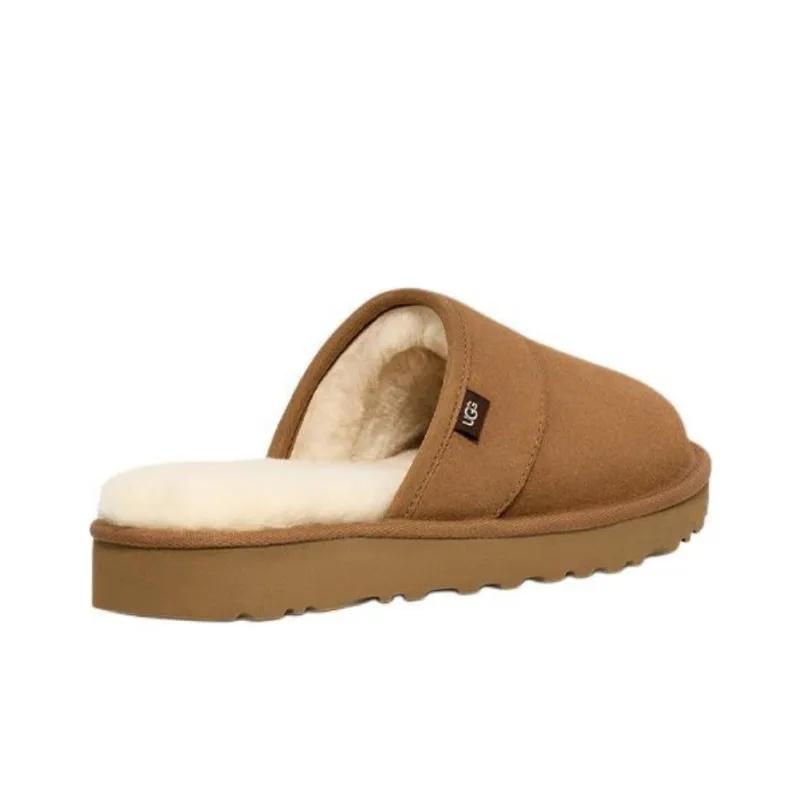 UGG Abrasion Resistant Wrap toe Slippers Men's Chestnut-3