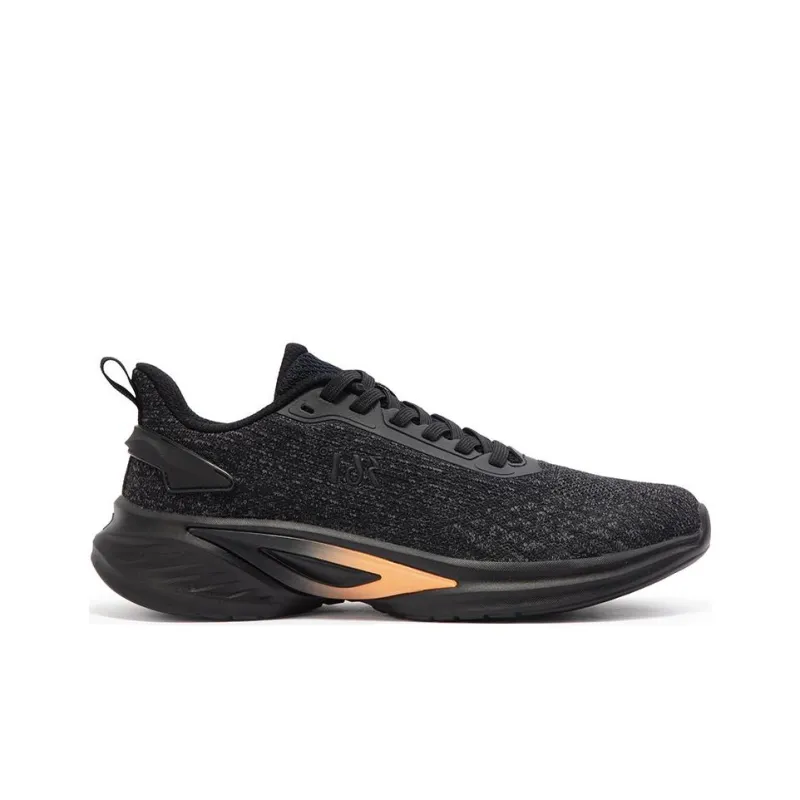 361° Slip Resistant, Abrasion Resistant, Breathable Low Top Running Shoes Men's Obsidian Black Sweet Pie Orange-1