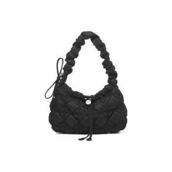 CARLYN Nylon Handbag Shoulder Bag Women's Black
