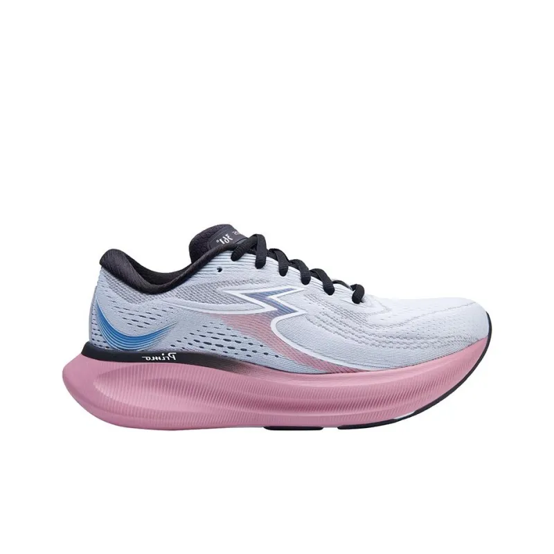 361° International Thread ELEOS Anti Slip Wear Resistant Low Top Running Shoes Women's Gray White Pink-1