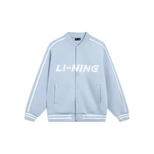 LINING Sports Life Collection Baseball Jerseys Unisex Sky Cyan Blue